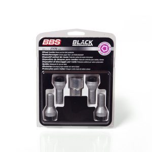 BBS Anti Theft Device Black M14 x 1.5 x 31 Cone (Set /4)
