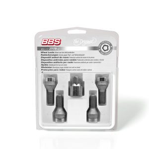 BBS Anti Theft Device Silver M14 x 1.5 x 31 Cone (Set /4)