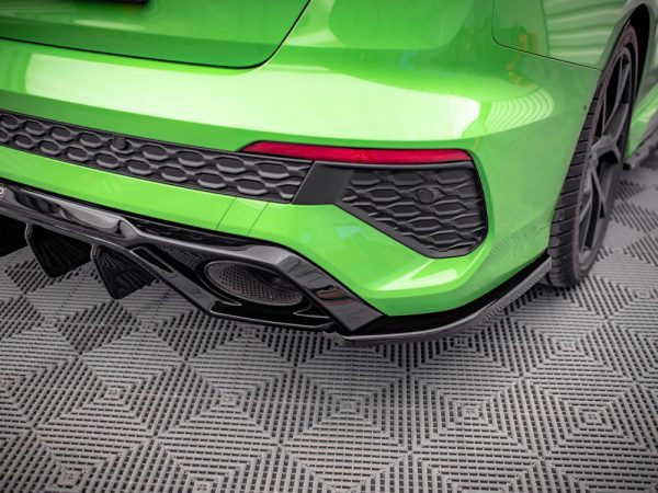 Maxton Design 8Y RS3 Rear Side Splitters Sedan