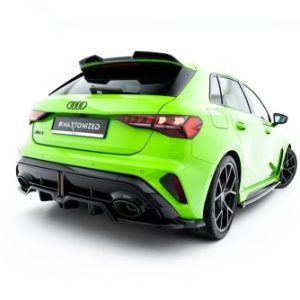 Maxton Design Rear Splitter (Vertical Bars) V2 – Audi 8Y RS3 Sportback Facelift