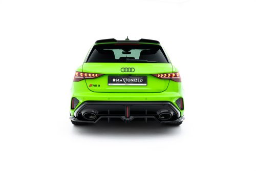 Maxton Design Rear Splitter (Vertical Bars) V2 – Audi 8Y RS3 Sportback Facelift