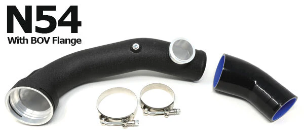 BMS Aluminium Replacement Charge Pipe Upgrade for N54 E Chassis BMW 135/335/1M – Tial BOV Flange