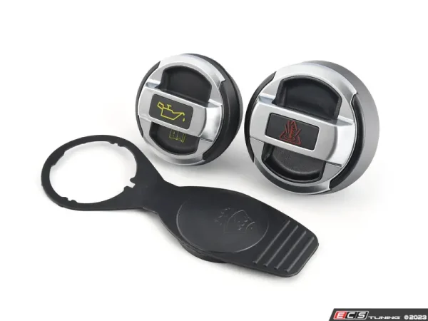 Bremmen Audi R8 Oil | Coolant Cap + Washer Bottle cap set