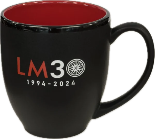 BBS Bistro Mug 16oz Black/Red