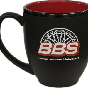 BBS Bistro Mug 16oz Black/Red