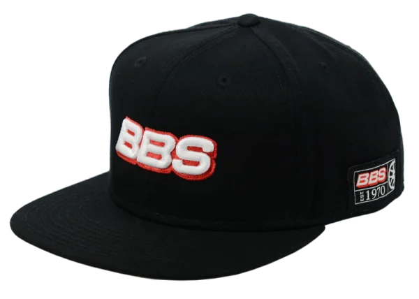 BBS Cap – Flat Bill Solid Black