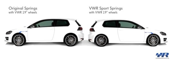 Racingline Sport Springs ACC compatible Mk7 GTI