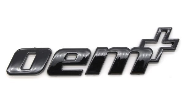 Racingline OEM Plus Badge Black