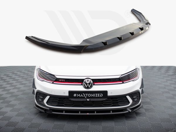 Maxton Design Front Splitter V2 Volkswagen Polo GTI MK6 Facelift