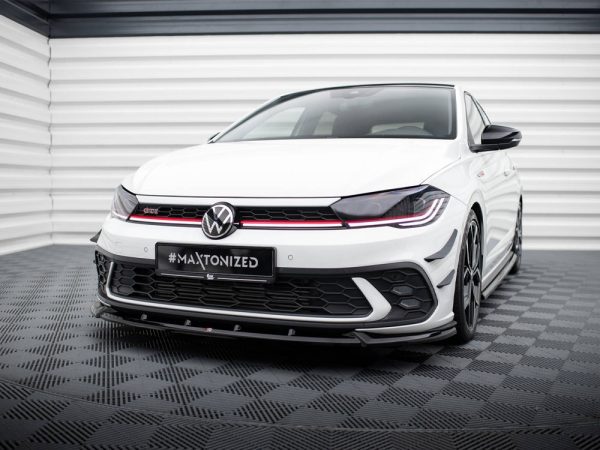 Maxton Design Front Splitter V2 Volkswagen Polo GTI MK6 Facelift