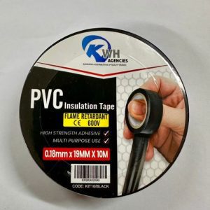 KWH Insulation Tape 0.18 x 19mm x 10mt Black