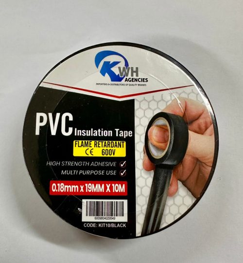 KWH Insulation Tape 0.18 x 19mm x 10mt Black