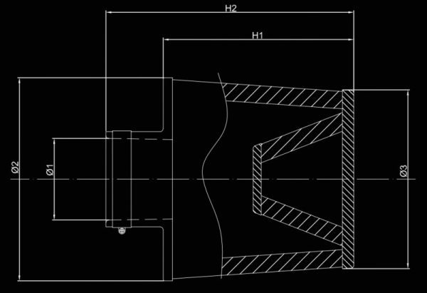 BMC Duocone 76(clamp) 200 Length